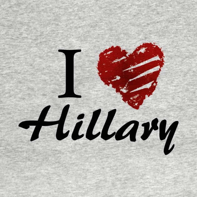 I love Hillary by ESDesign